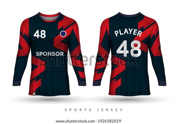 Soccer jersey and t-shirt sport mockup template,\
Graphic design for football kit or activewear uniforms, customize\
logo and name, Easily to change colors and lettering styles in your\
team.