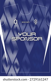 Fußballtrikot weiße Rasterpunkte