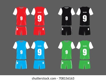 soccer jerseys mock up templates 