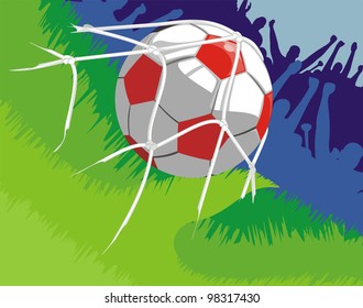 soccer - joy after goal scored