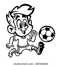 Soccer Kid Cartoon