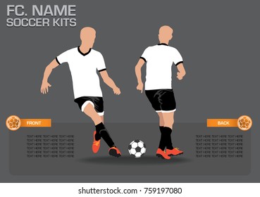Soccer Kit Template Boy set Kit