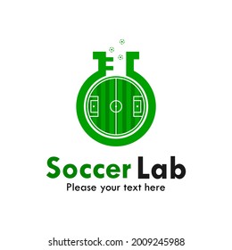 Vorlage für das Logo des Fußballlabors