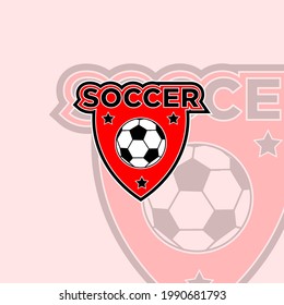 soccer labels, emblems and design elements