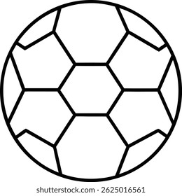 soccer line icon vector art.