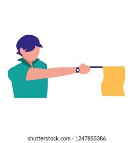 Soccer line referee design