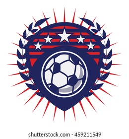 Soccer Logo Stock Vector (Royalty Free) 459211549 | Shutterstock