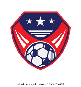 Soccer Logo Stock Vector (Royalty Free) 459211693 | Shutterstock