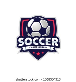 Soccer Logo American Logo Sports Stock Vector (Royalty Free) 1110032033