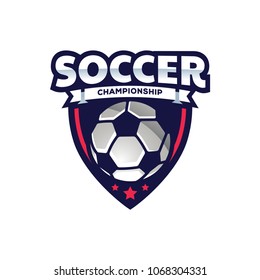 Soccer Logos American Logo Sports Stock Vector (Royalty Free) 413015986