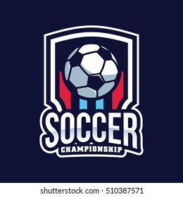 Soccer Logo Esport Team Soccer Club Stock Vector (Royalty Free) 1410947420