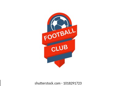soccer logo badge. football. icon. vector illustration. editable
