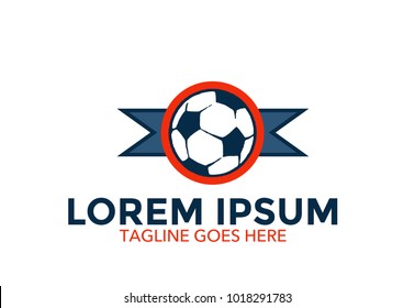 soccer logo badge. football. icon. vector illustration. editable