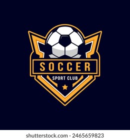 soccer logo badge template. sports logo