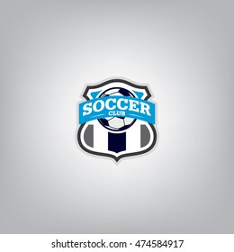 Soccer Logo Design Template T-shirt graphic l Vector illustration