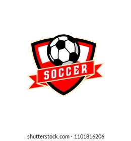 Soccer Logo Football Club Logo Badge Stock Vector (Royalty Free ...