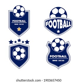 American football club team emblem. Football badge shield logo, football  team game club element, Logo Vector Illustration 14631107 Vector Art at  Vecteezy