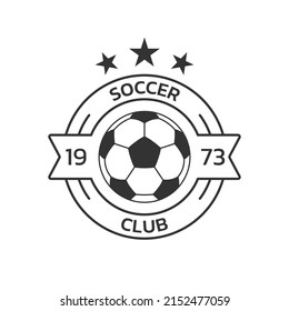 Soccer Logo Football Club Team Emblem Stock Vector (Royalty Free ...