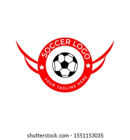 soccer logo template.sport logo.vector EPS 10