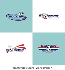 Soccer Logo Vector Art  Icons  and Graphics Design