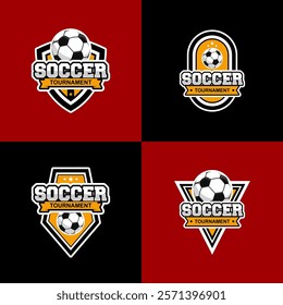 Soccer Logo Vector Art  Icons  and Graphics Design