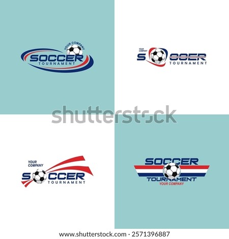 Soccer Logo Vector Art  Icons  and Graphics Design
