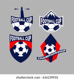 Soccer logo vector illustration