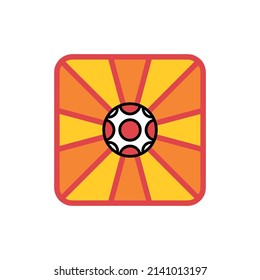 soccer logo vector, suitable use for symbol, icon, and element design to describe soccer or football