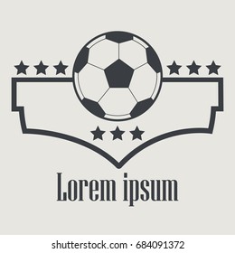 soccer logo vintage logo badge