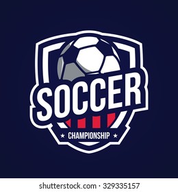 Soccer Logos American Logo Sport Stock Vector (Royalty Free) 329335157 ...