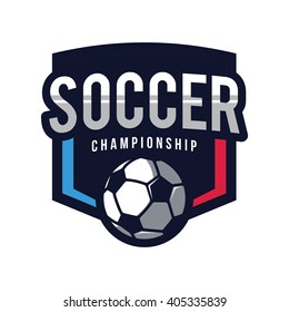 Soccer Logos American Logo Sports Stock Vector (Royalty Free) 405335917