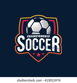 Soccer Logo Esport Team Soccer Club Stock Vector (Royalty Free) 1410947420