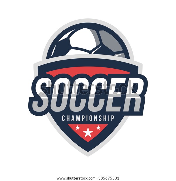 Soccer Logos American Logo Sports Stock Vector (Royalty Free) 385675501