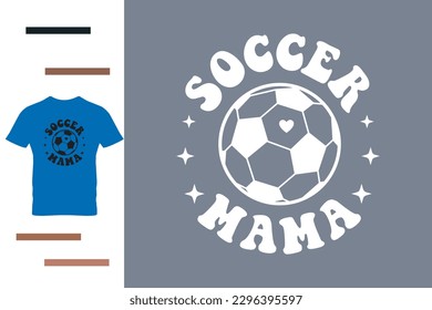 Design des Soccer-Mama-T-Shirts