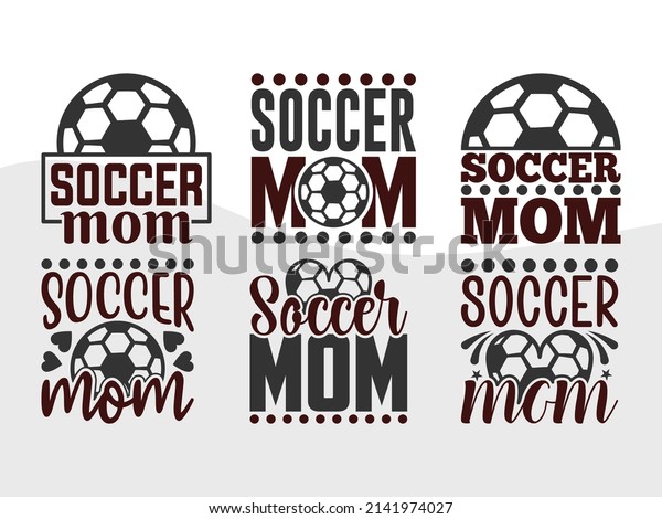 Soccer Mom Printable\
Vector Illustration