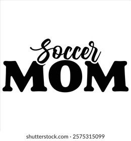 SOCCER MOM  Softball sport T-Shirt Design