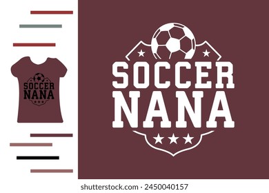 Fußball Nana T-Shirt Design 