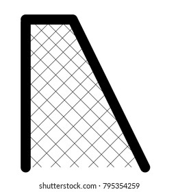 Soccer net icon on a white background, Vector illustration