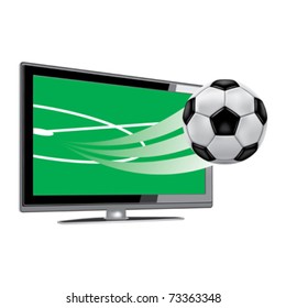 soccer on the tv