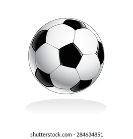 Soccer on white