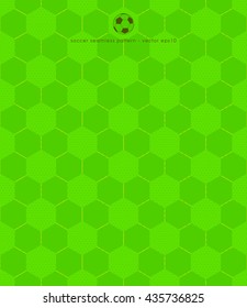 soccer pattern - seamless design vector illustrations