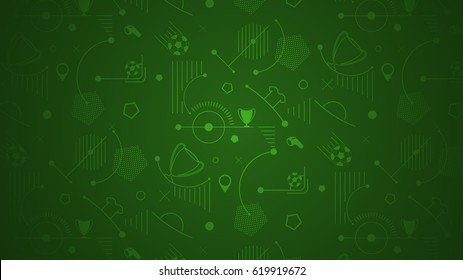 Soccer pattern vector illustration. Football background. Design for your pc desktop.