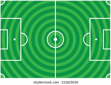 Soccer Pitch. Vector