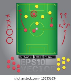 Soccer Plan vector