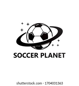 Soccer Planet Logo Template Design