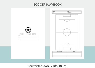 Libro de juego de fútbol Kdp Interior