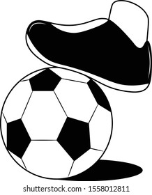 soccer player with a ball