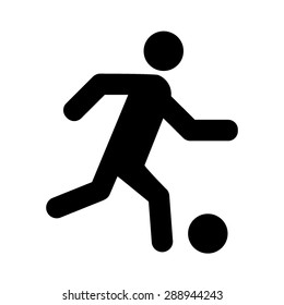 soccer player with ball
