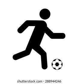 soccer player with ball
