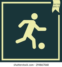 soccer player with ball